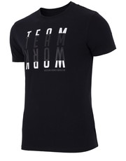 T-shirt - koszulka męska [D4L17-TSM276] TSM276 - czarny - - 4f.com.pl
